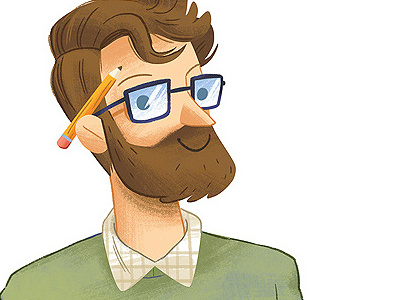 Hipster hipster illustration man