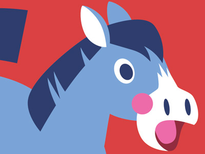 Shocked Horse horse illustration vector