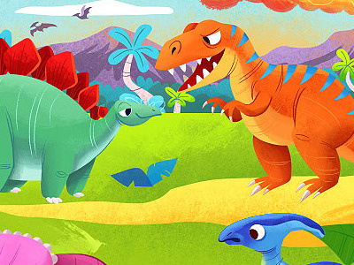 More dinosaurs! dinosaurs illustration