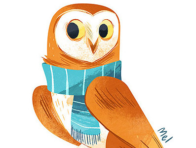 Tyto barn owl illustration