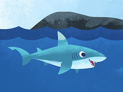Sharkie illustration shark