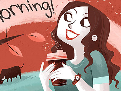 Coffee Girl coffee girl illustration