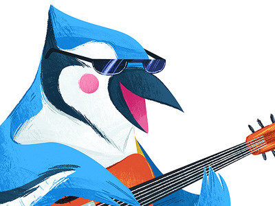 Blues Jay birds blue jay illustration