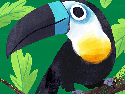 Toucan Blucan animal animals art artwork bird cute illustration kidlitart photoshop toucan