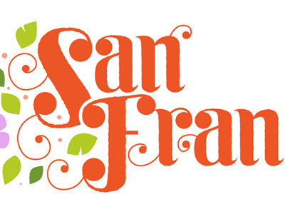 San Fran illustration lettering type