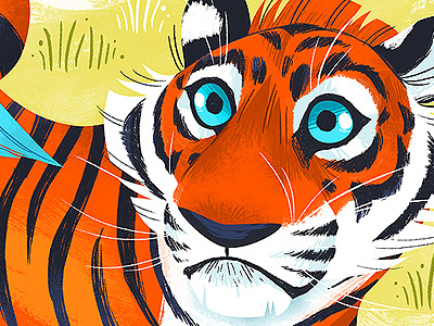 Whassat? illustration tiger