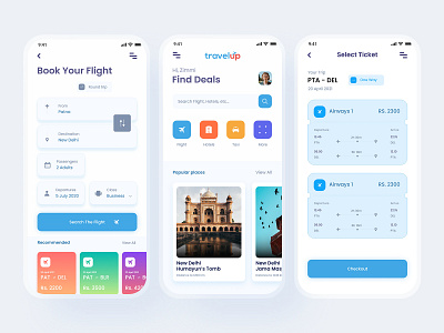 TravelUp booking app flight flight booking flight search homepage hotel app hotel booking ticket booking travel travel app travelling