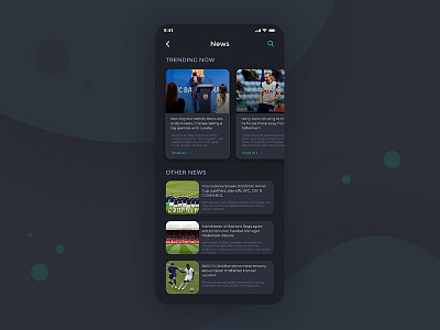 SPORTS NEWS article blog blogging homepage live news news notes title ui ui ux ux