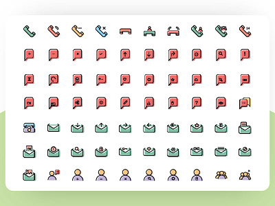 Communication 70 Icons