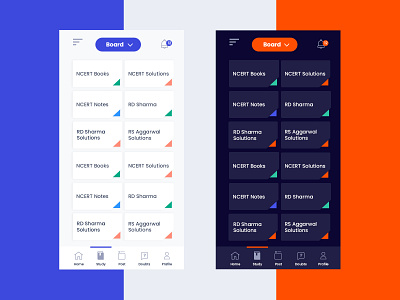 Mobile app screen (Day & Night Mode)