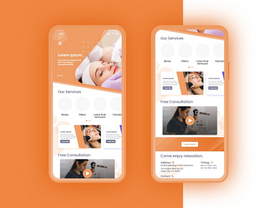 Spa Responsive Design app app design applicaiton homepage homepage design spa spa app design