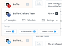 Dashboard Hover Card
