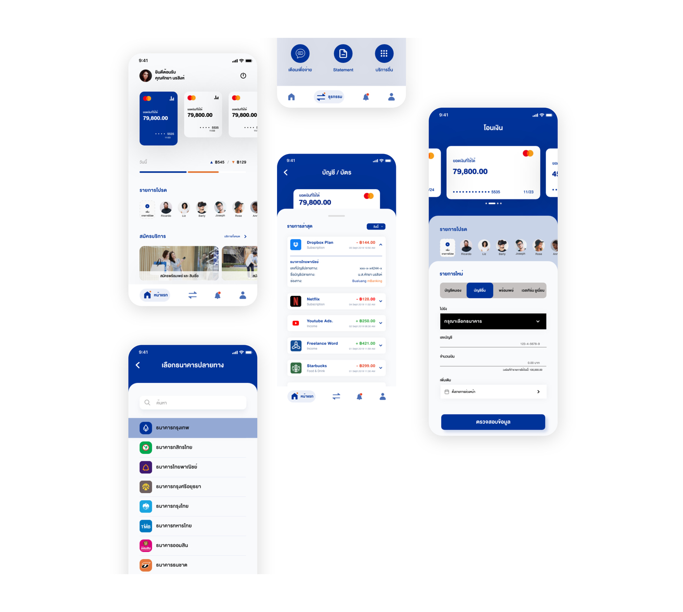 Case study - Redesign Bualuang mBanking app by Hatthaya Norasing on ...