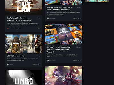 Epic Games Store Launcher by Andrew Kuzmin on Dribbble