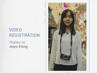 Video Registration Steps aftereffects animation app design interface ios iphone motion ui