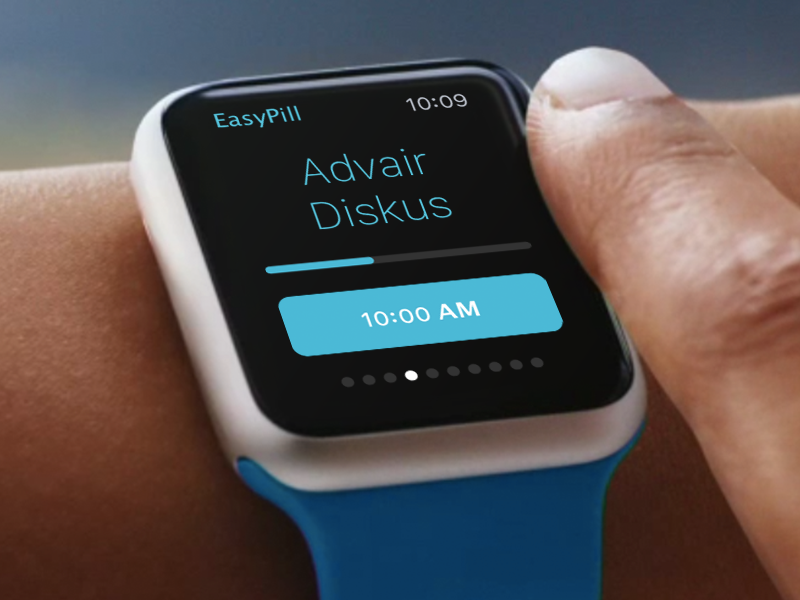 Easy Pill App for Apple Watch easypill apple watch ios app design ui ux