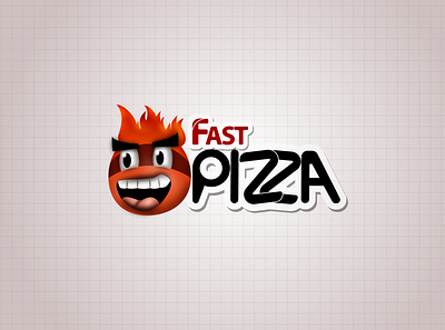 Pizza Fast design graphic design illustration logo vector