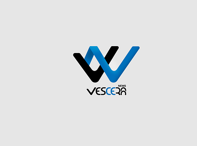 Vescera News branding design graphic design logo typography vector