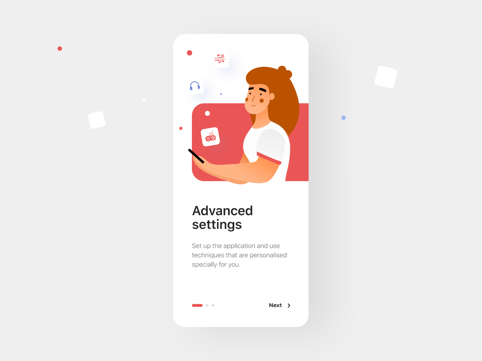 Health app onboarding