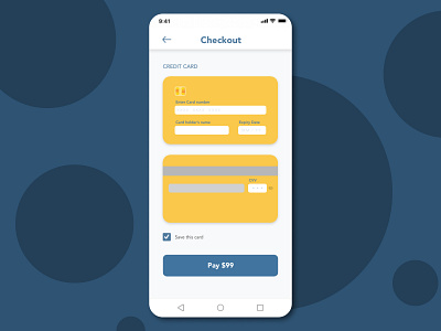 Credit Card Checkout 002 checkout form checkout page dailyui dailyui 002 design flat mobile ui ui ux