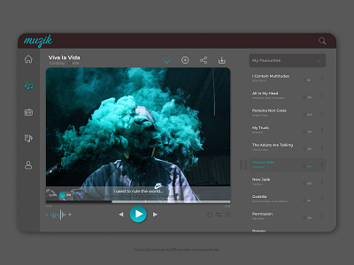 Music Player Webapp