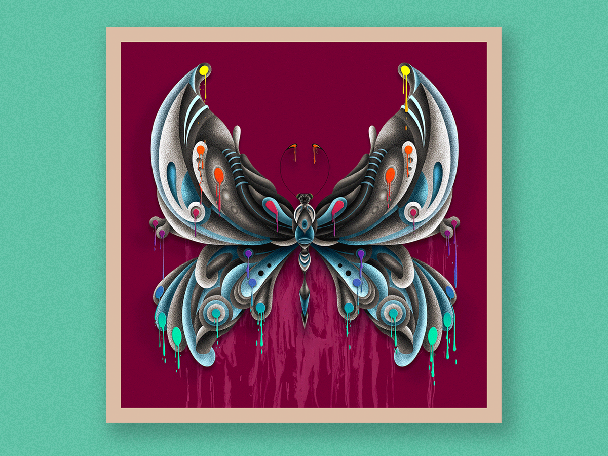 Butterfly By Dave Leonard On Dribbble 