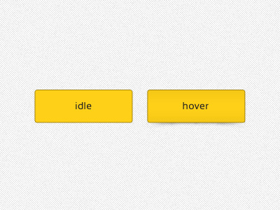 idle and hovers button buttons clean concept css css3 interface minimal nav navigation redesign ui web web design webdesign website wip yellow