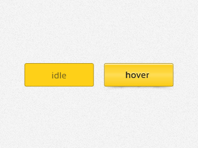 idle and hovers updated button buttons clean concept css css3 interface minimal nav navigation redesign ui web web design webdesign website wip yellow