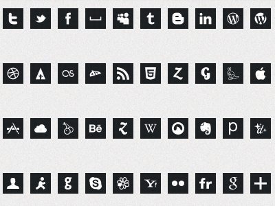 social icon set 3