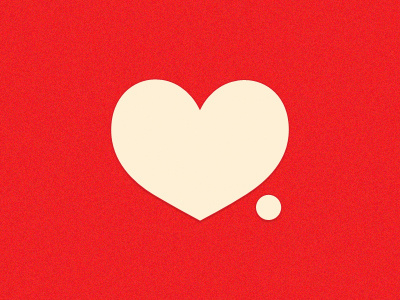 Love Period Cream Heart heart logo mark noise