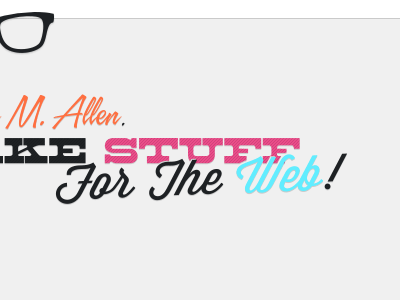 Give it some shape header lost type web design webdesign wip