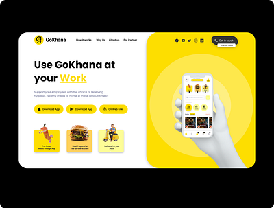 Website & App design for Indian based food delivery startup app design dashboard ui landing page ui ux