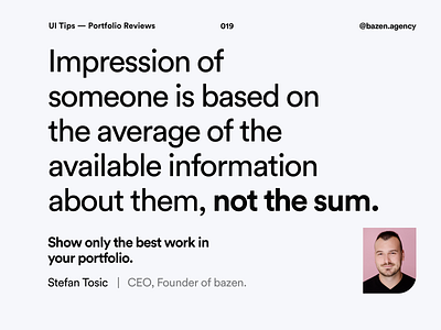 UI Tips - Stefan Tosic best design design portfolio design quotes inspirational quote learn motivation motivational quotes portfolio design portfolio site portfolio website product design quote design quotes ui design ux design