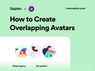 UI Tip - Overlapping Avatars avatar avatardesign avatars design tip designagency designtips illustration junior designer product design ui ui design uidesign uidesignchallenge uidesigner uiux userexperience userexperiencedesign userinterface userinterfacedesign uxdesign