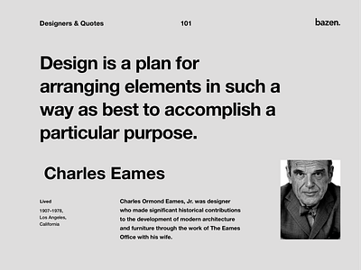 Quote - Charles Eames
