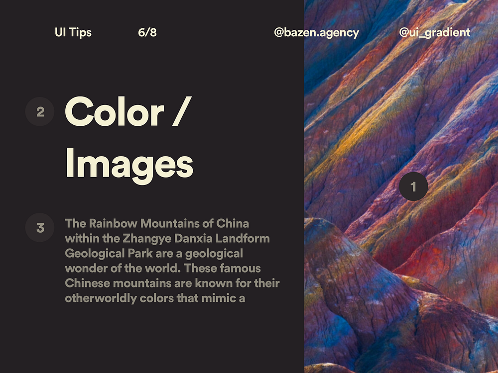 UI Tip - Visual Hierarchy in Design by bazen.talks on Dribbble