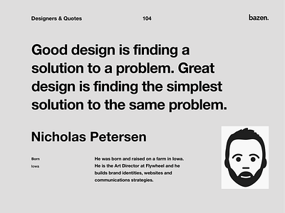 Quote - Nicholas Petersen