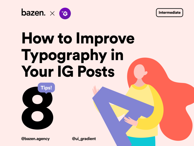 UI Tip - How to Improve Typography in Your IG Posts design agency design tip design tips designagency designerlife designtips typographic typography typography design typographydesign ui uidesign uidesigns uiux uiuxdesign uiuxdesigner userexperience userexperiencedesign userinterfacedesign uxdesign