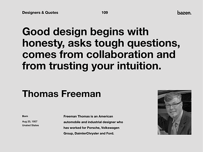 Quote - Freeman Thomas