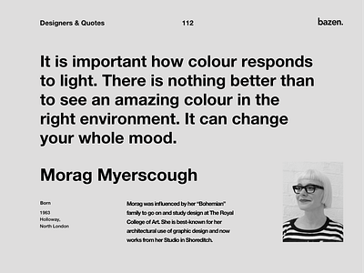 Quote - Morag Myerscough