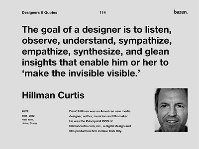 Quote Hillman Curtis