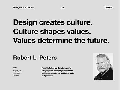 Quote - Robert L. Peters