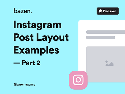 UI Tip - Instagram Post Layout Examples Part - 2