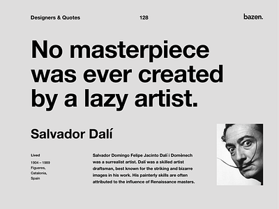Quote - Salvador Dali
