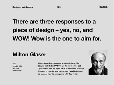 Quote - Milton Glaser