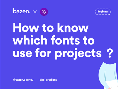 UI Tip - How to Know Which Fonts to Use dailyui design agency design thinking design tip design tips designtips fontdesign googlefonts typeface typefacedesign typography typographydesign ui ui ux uidesign uiinspiration uiux uiux design uiuxdesign uiuxdesigner