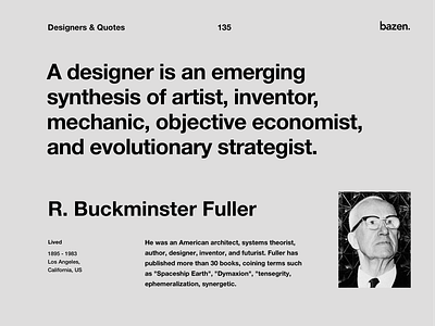 Quote - R. Buckminster Fuller