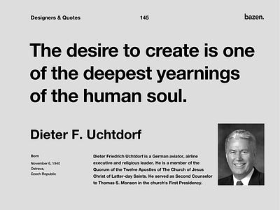 Quote - Dieter F. Uchtdorf