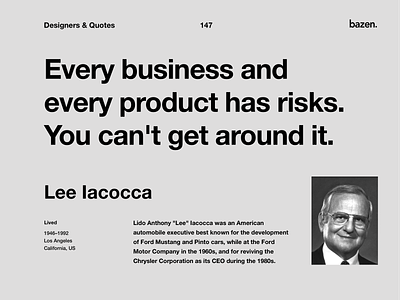 Quote - Lee Iacocca