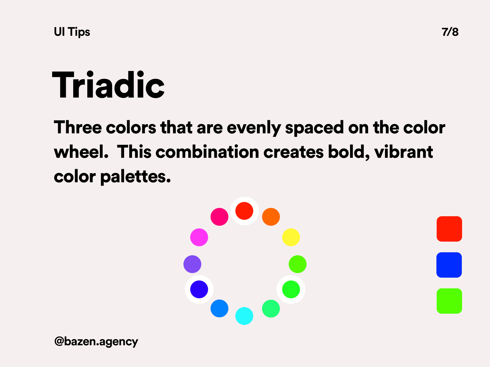 UI Tip - The Fundamentals Of The Color Theory By Bazen.talks On Dribbble